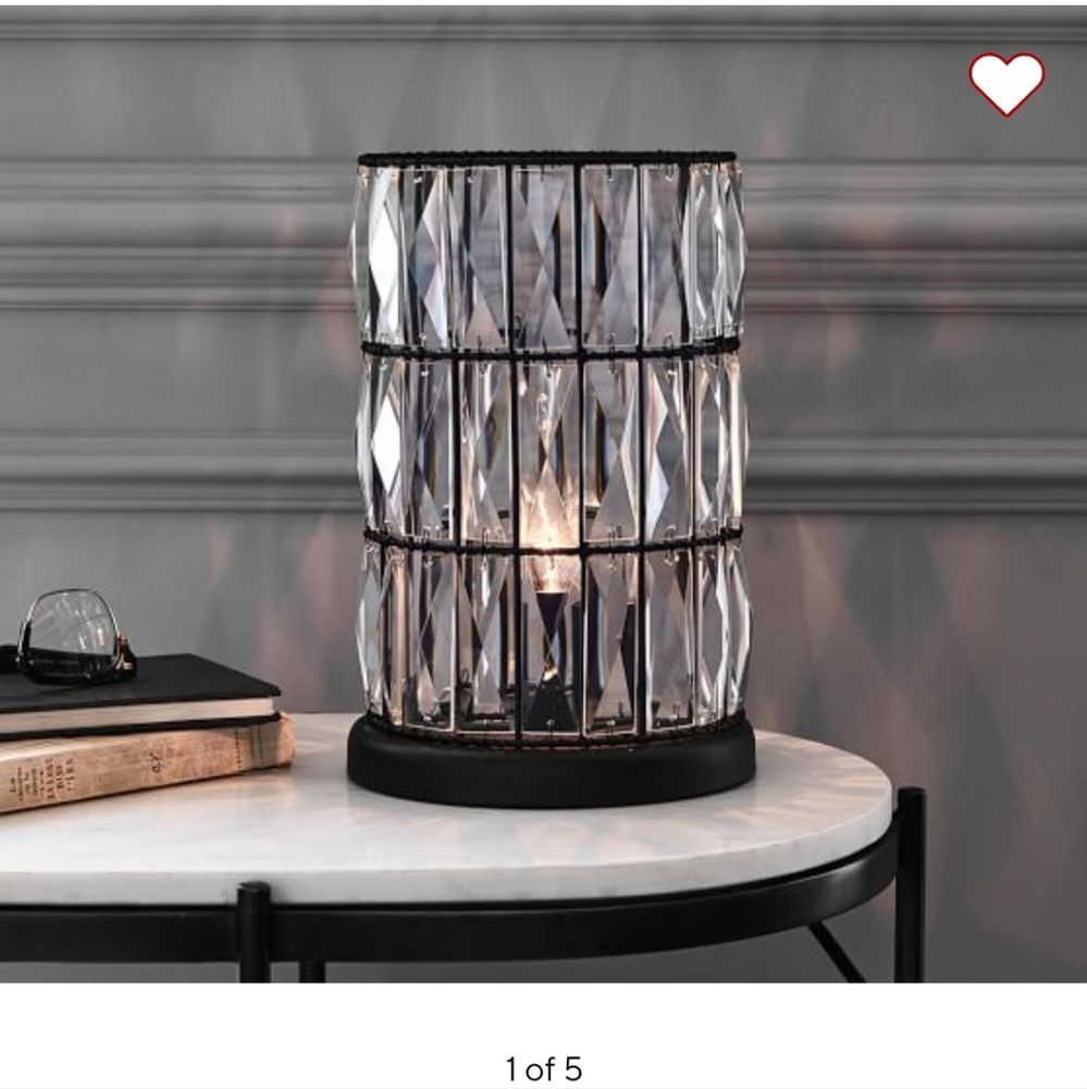 Pottery Barn PB Adeline Crystal Lamp